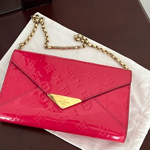 Louis Vuitton hot pink clutch - Picture 3 of 5
